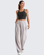 G4Free Activewear - BareFeel Racerback Cropped Sports Bra -GF25L448CA-S-GF25L448CB-M-GF25L448CC-L-GF25L448CD-XL-GF25L448CF-XS