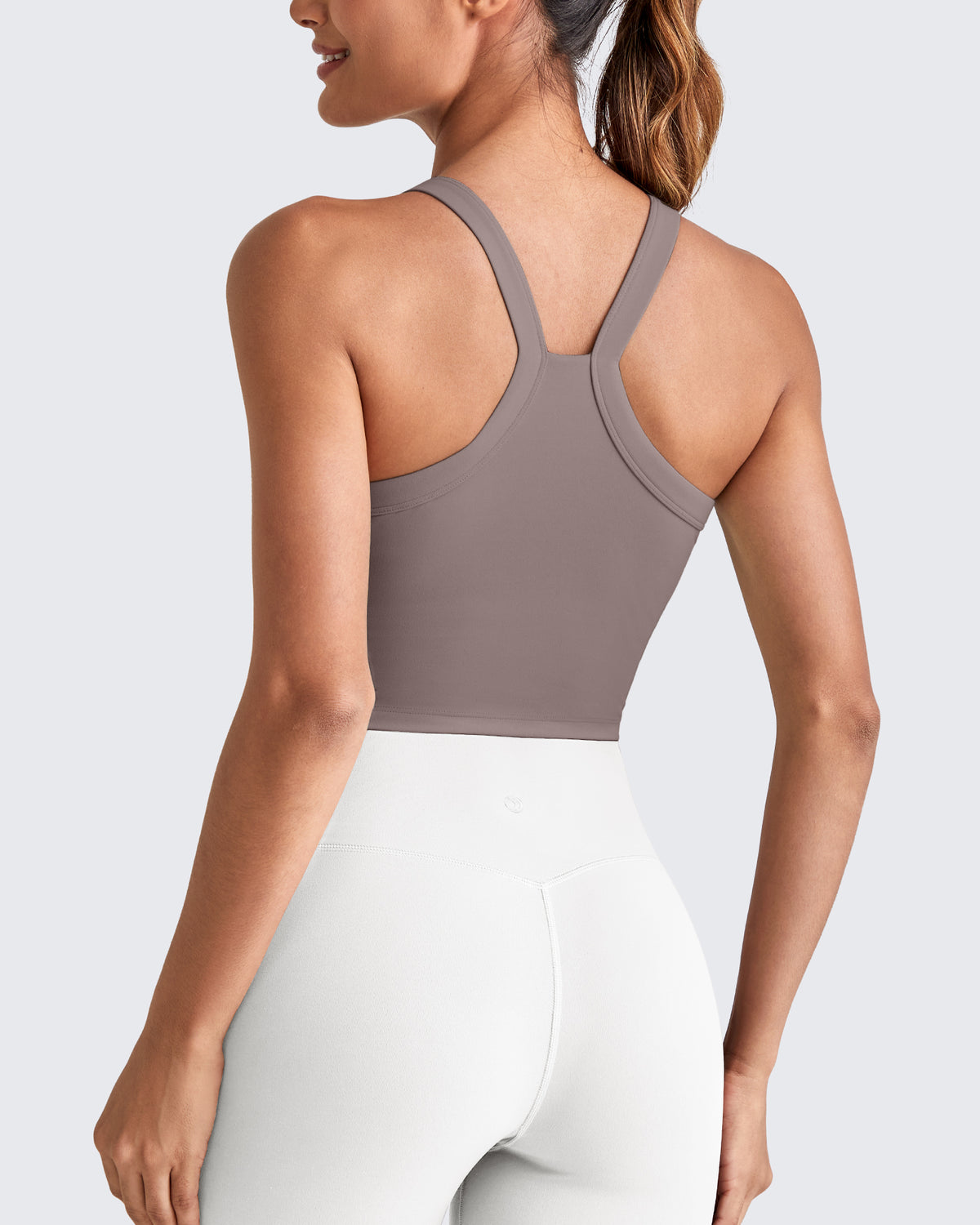 G4Free Activewear - BareFeel Racerback Cropped Sports Bra -GF25L448CA-S-GF25L448CB-M-GF25L448CC-L-GF25L448CD-XL-GF25L448CF-XS
