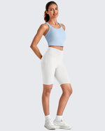 G4Free Activewear - BareFeel Racerback Cropped Sports Bra -GF25L448CA-S-GF25L448CB-M-GF25L448CC-L-GF25L448CD-XL-GF25L448CF-XS