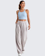 G4Free Activewear - BareFeel Racerback Cropped Sports Bra -GF25L448CA-S-GF25L448CB-M-GF25L448CC-L-GF25L448CD-XL-GF25L448CF-XS