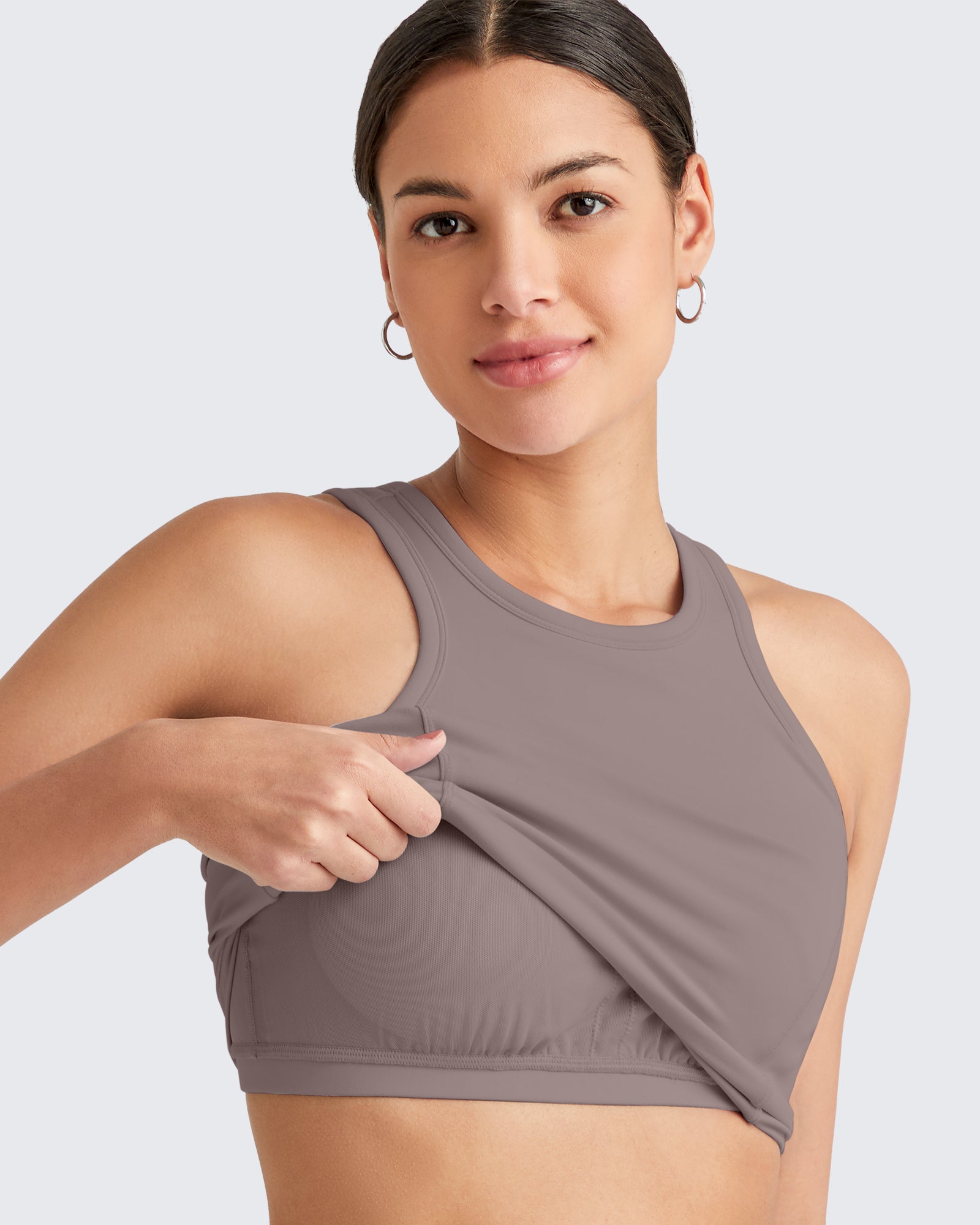 G4Free Activewear - BareFeel Racerback Sport Bras Tank -GF25L392EA-S-GF25L392EB-M-GF25L392EC-L-GF25L392ED-XL-GF25L392EF-XS