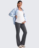 G4Free Activewear - BareFeel Ruched Workout Pregnancy Tank -GF25LY405FA-S-GF25LY405FB-M-GF25LY405FC-L-GF25LY405FD-XL-GF25LY405FF-XS