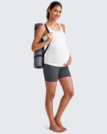 G4Free Activewear - BareFeel Ruched Workout Pregnancy Tank -GF25LY405FA-S-GF25LY405FB-M-GF25LY405FC-L-GF25LY405FD-XL-GF25LY405FF-XS