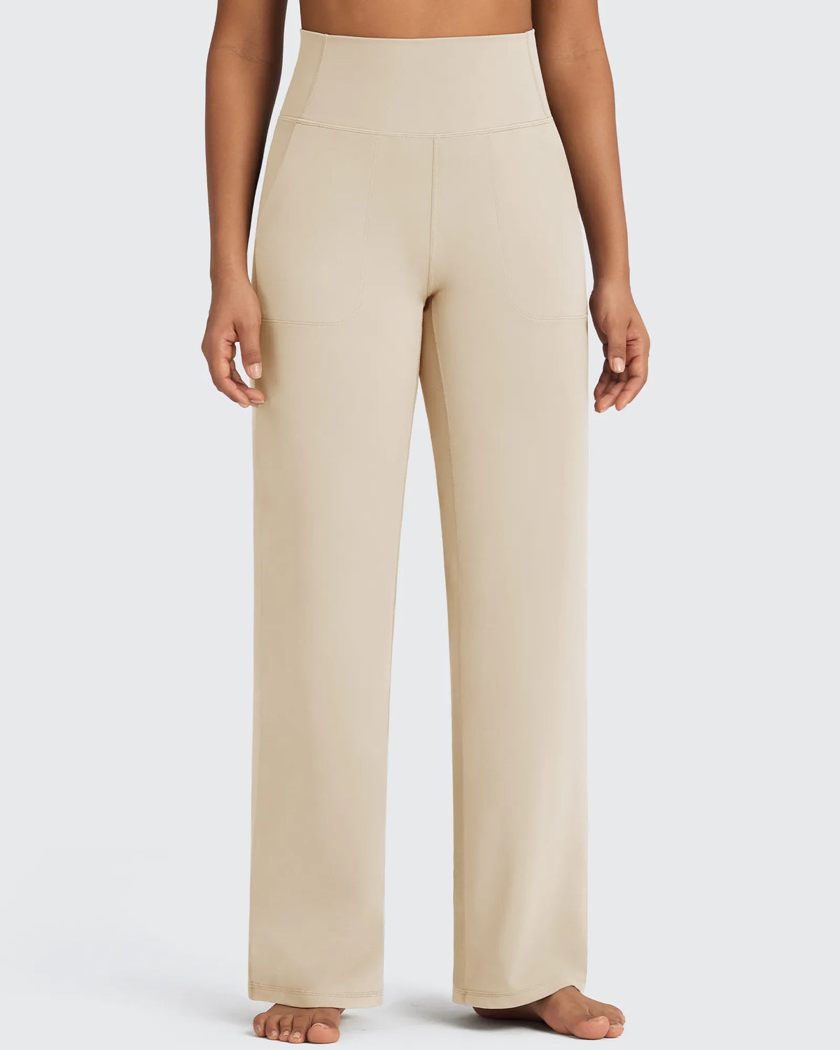 G4Free Activewear - BareFeel Seamless High-Waist Dressy Pants 29 -GF24J241BA-S-GF24J241BB-M-GF24J241BC-L-GF24J241BD-XL-GF24J241BE-XXL