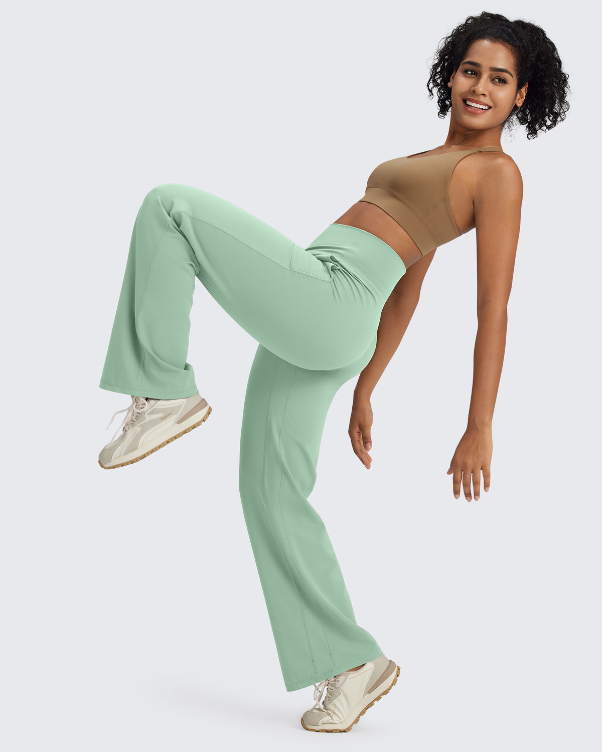 G4Free Activewear - BareFeel Seamless High-Waist Dressy Pants 31 -GF24J242AF-XS-GF24J242AA-S-GF24J242AB-M-GF24J242AC-L-GF24J242AD-XL