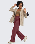 G4Free Activewear - BareFeel Seamless High-Waist Dressy Pants -GF24J242AF-XS-GF24J242AA-S-GF24J242AB-M-GF24J242AC-L-GF24J242AD-XL