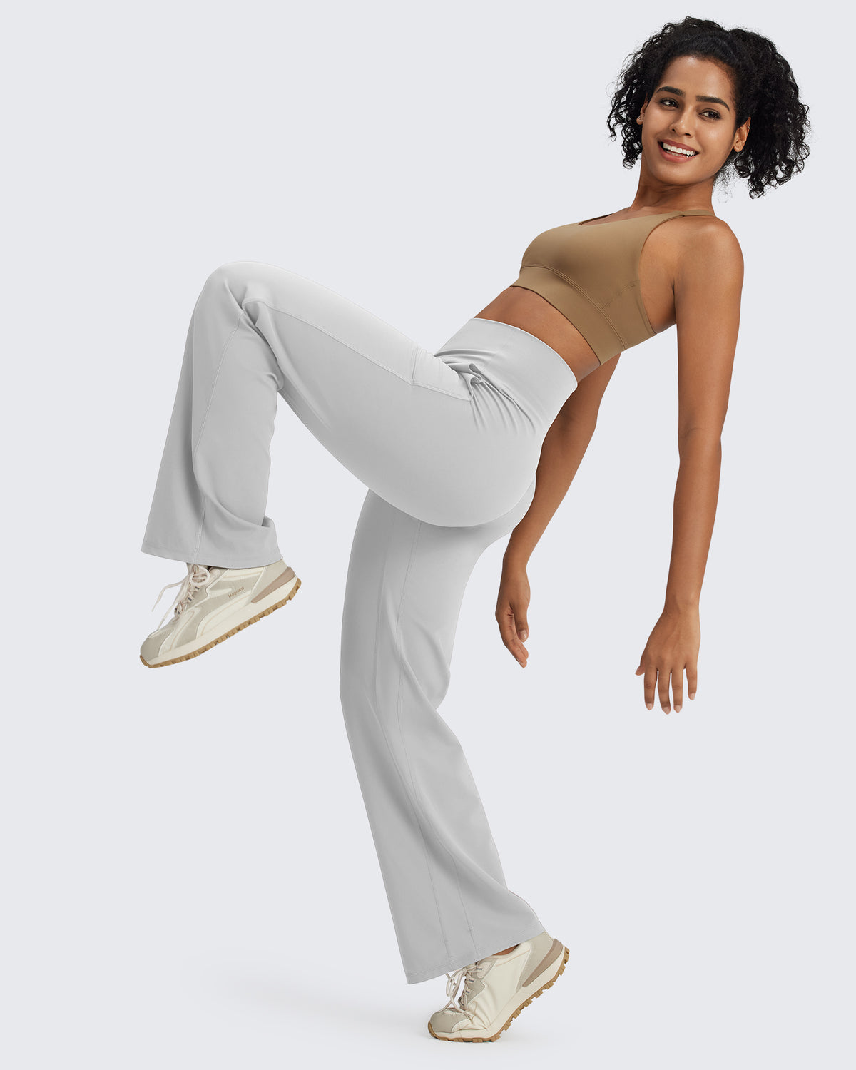 G4Free Activewear - BareFeel Seamless High-Waist Dressy Pants -GF24J242AF-XS-GF24J242AA-S-GF24J242AB-M-GF24J242AC-L-GF24J242AD-XL