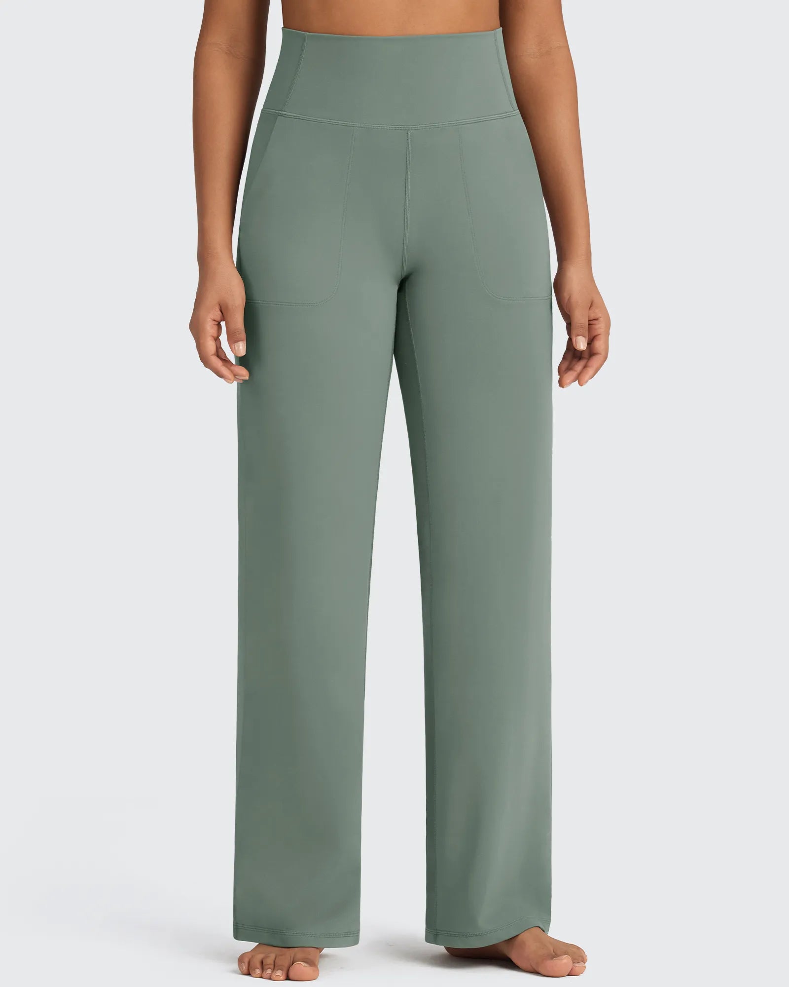 G4Free Activewear - BareFeel Seamless High-Waist Dressy Pants -GF24J241AA-S-GF24J243AA-S-GF24J242AA-S-GF24J241AB-M-GF24J243AB-M