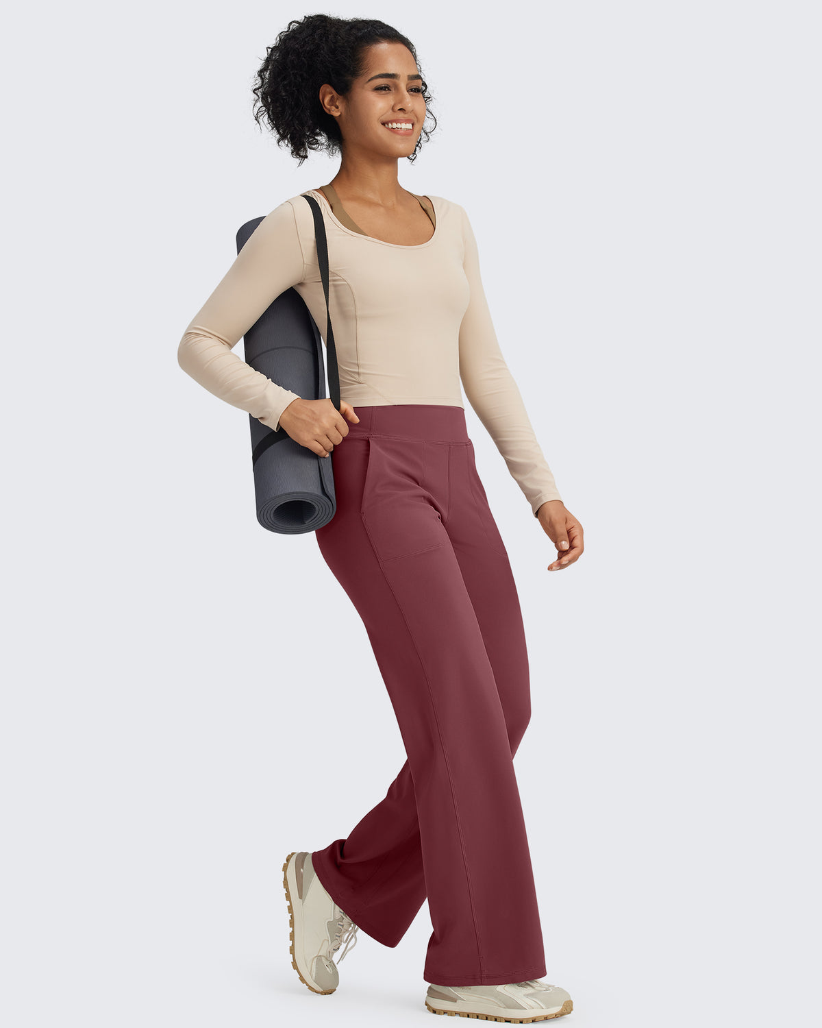 G4Free Activewear - BareFeel Seamless High-Waist Dressy Pants Tall -GF24J243AA-S-GF24J243AB-M-GF24J243AC-L-GF24J243AD-XL-GF24J243AE-XXL