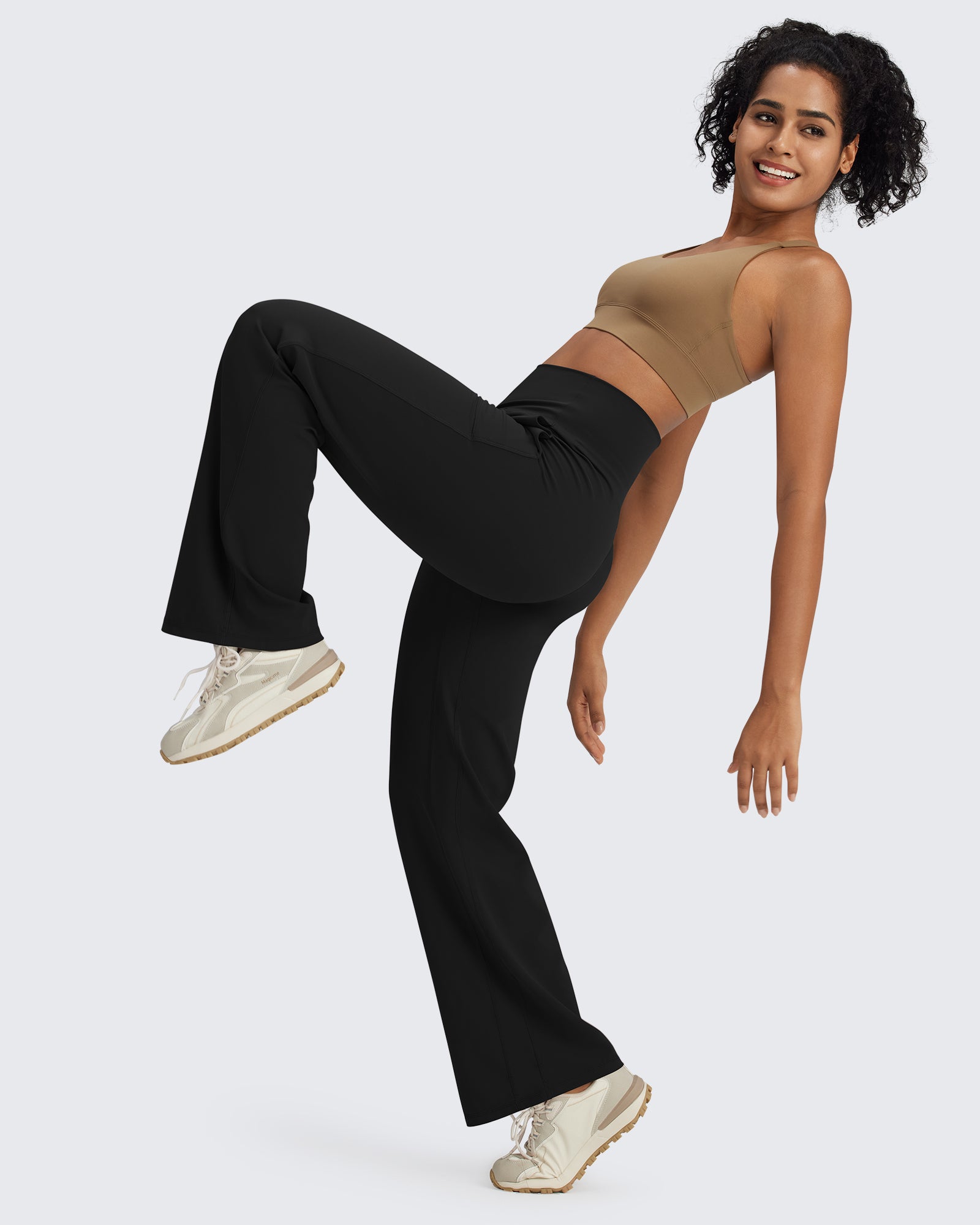 G4Free Activewear - BareFeel Seamless High-Waist Dressy Pants Tall -GF24J243AA-S-GF24J243AB-M-GF24J243AC-L-GF24J243AD-XL-GF24J243AE-XXL