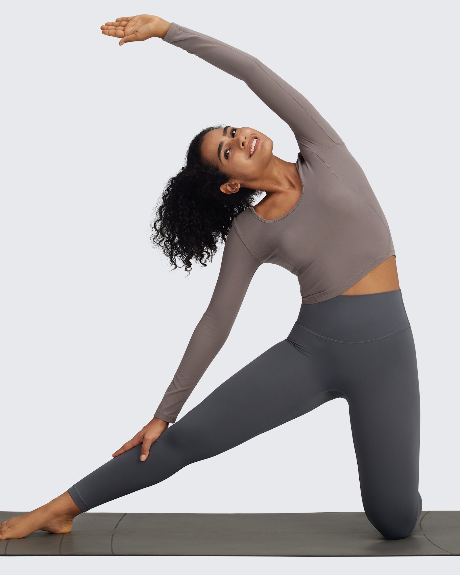 G4Free Activewear - BareFeel Slim Scoop Neck Open Back Long Sleeve -GF24B233AA-S-GF24B233AB-M-GF24B233AC-L-GF24B233AD-XL-GF24B233AF-XS