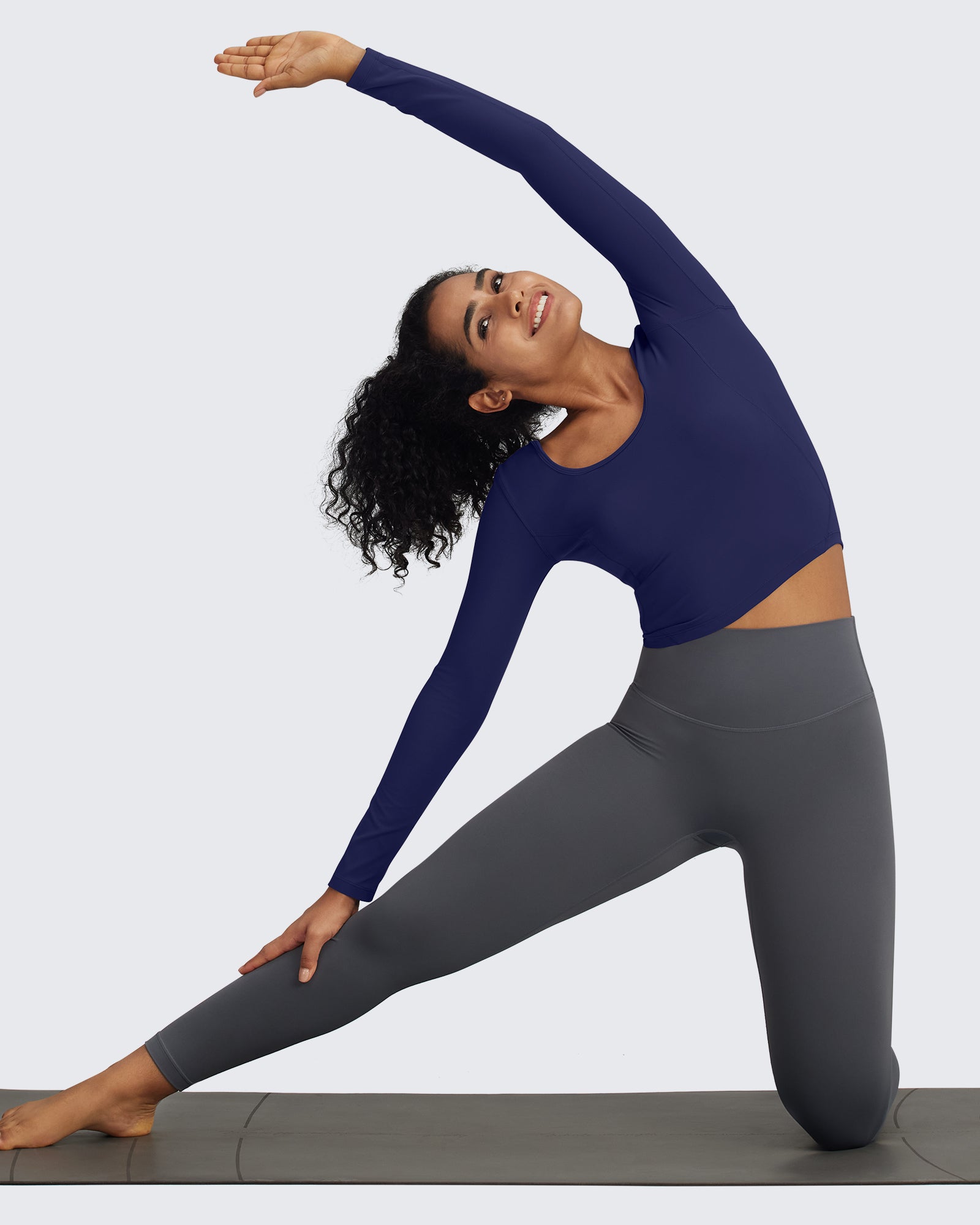 G4Free Activewear - BareFeel Slim Scoop Neck Open Back Long Sleeve -GF24B233AA-S-GF24B233AB-M-GF24B233AC-L-GF24B233AD-XL-GF24B233AF-XS