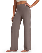 G4Free Activewear - BareFeel Wide Leg High-Waisted Pants Petite -GF24J247FA-S-GF24J247FB-M-GF24J247FC-L-GF24J247FD-XL-GF24J247FE-XXL