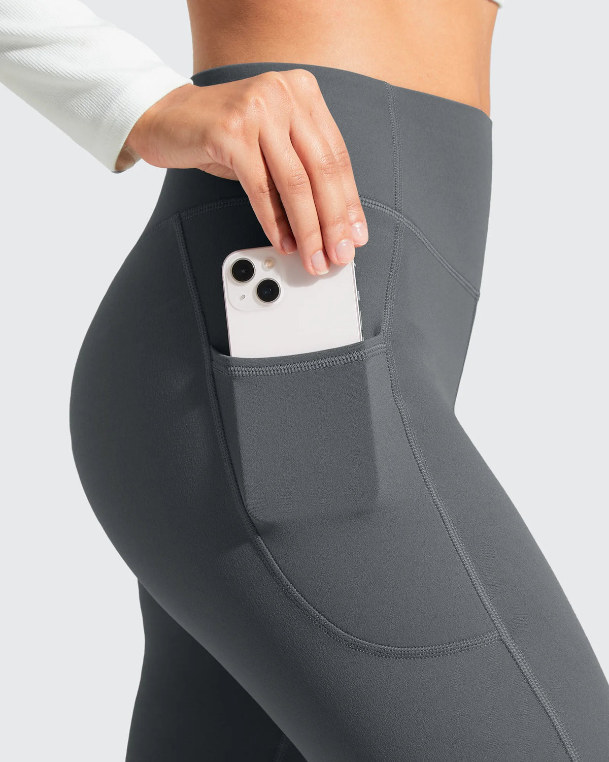 G4Free Activewear - Barefeel Fleece Lined High Stretch Yoga Workout Leggings -GF25G767AA-S-GF25G768AA-S-GF25G767AB-M-GF25G768AB-M-GF25G767AC-L