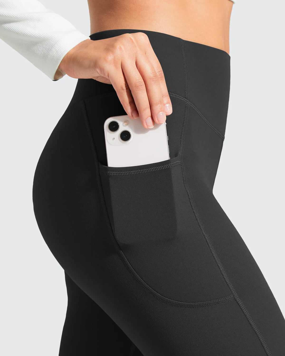 G4Free Activewear - Barefeel Fleece Lined High Stretch Yoga Workout Leggings -GF25G767AA-S-GF25G768AA-S-GF25G767AB-M-GF25G768AB-M-GF25G767AC-L