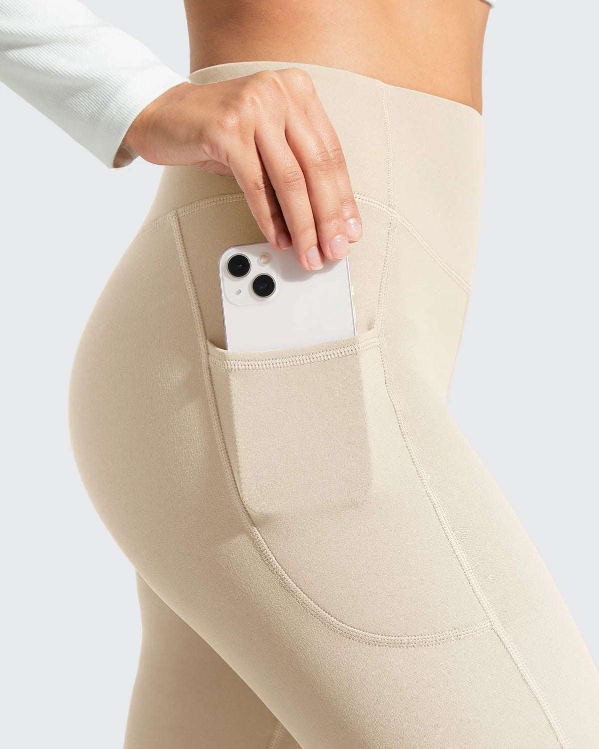 G4Free Activewear - Barefeel Fleece Lined High Stretch Yoga Workout Leggings -GF25G767AA-S-GF25G768AA-S-GF25G767AB-M-GF25G768AB-M-GF25G767AC-L