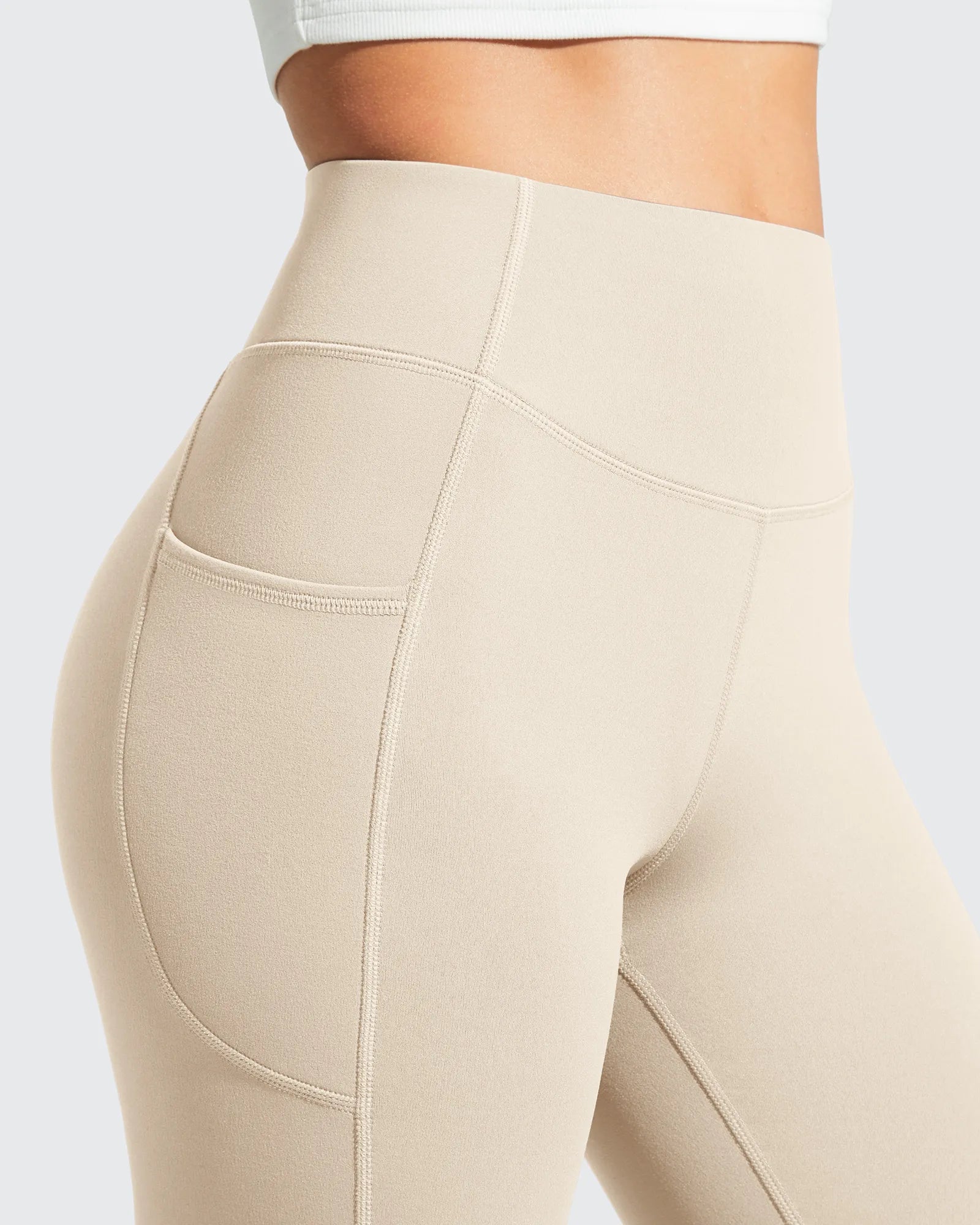 G4Free Activewear - Barefeel Fleece Lined High Stretch Yoga Workout Leggings -GF25G767AA-S-GF25G768AA-S-GF25G767AB-M-GF25G768AB-M-GF25G767AC-L