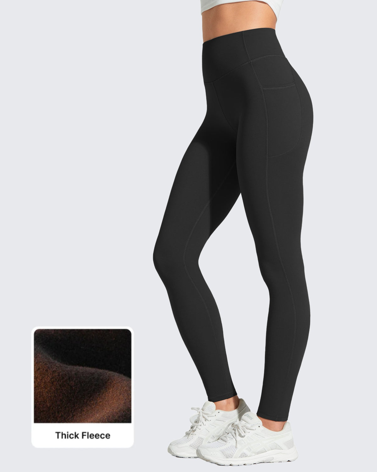 G4Free Activewear - Barefeel Fleece Lined High Stretch Yoga Workout Leggings -GF25G767AA-S-GF25G768AA-S-GF25G767AB-M-GF25G768AB-M-GF25G767AC-L