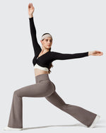 G4Free Activewear - Barefeel Fleece Lined High Waist Flare Yoga Leggings -GF25A703AA-S-GF25A704AA-S-GF25A705AA-S-GF25A703AB-M-GF25A704AB-M
