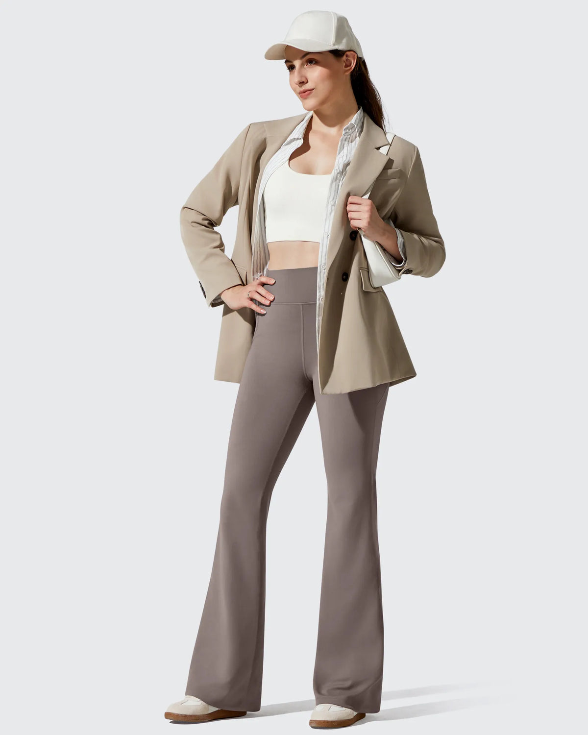 G4Free Activewear - Barefeel Fleece Lined High Waist Flare Yoga Leggings -GF25A703AA-S-GF25A704AA-S-GF25A705AA-S-GF25A703AB-M-GF25A704AB-M