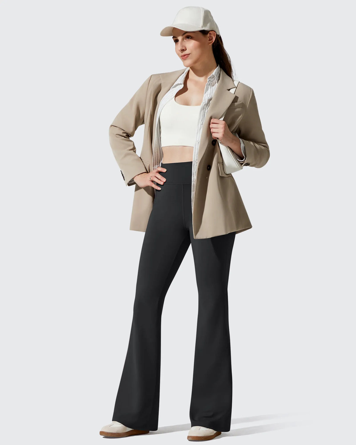 G4Free Activewear - Barefeel Fleece Lined High Waist Flare Yoga Leggings -GF25A703AA-S-GF25A704AA-S-GF25A705AA-S-GF25A703AB-M-GF25A704AB-M