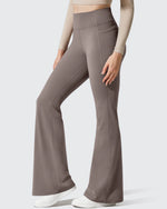 G4Free Activewear - Barefeel Fleece Lined High Waist Flare Yoga Leggings -GF25A703AA-S-GF25A704AA-S-GF25A705AA-S-GF25A703AB-M-GF25A704AB-M