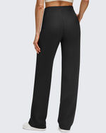 G4Free Activewear - Business Front Pleats Wide Leg Fleece Lined Pants -GF25J619AF-XS-GF25J620AF-XS-GF25J621AF-XS-GF25J619AA-S-GF25J620AA-S