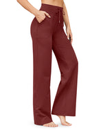 G4Free Activewear - EverGoing Business Casual High-Waist Wide Leg Pants 33 --GF23J191AA-S-GF23J191AB-M-GF23J191AC-L-GF23J191AD-XL