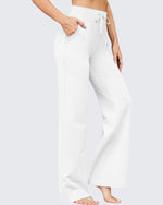 G4Free Activewear - EverGoing Business Casual High-Waist Wide Leg Pants 33 --GF23J191AA-S-GF23J191AB-M-GF23J191AC-L-GF23J191AD-XL