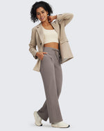 G4Free Activewear - EverGoing Fleece Lined High-Waist Drawstring Pants -GF24J215AA-S-GF24J216AA-S-GF24J217AA-S-GF24J215AB-M-GF24J216AB-M