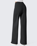 G4Free Activewear - EverGoing Fleece Lined High-Waist Wide Leg Thermal Trousers -GF24J230AA-S-GF24J231AA-S-GF24J232AA-S-GF24J230AB-M-GF24J231AB-M