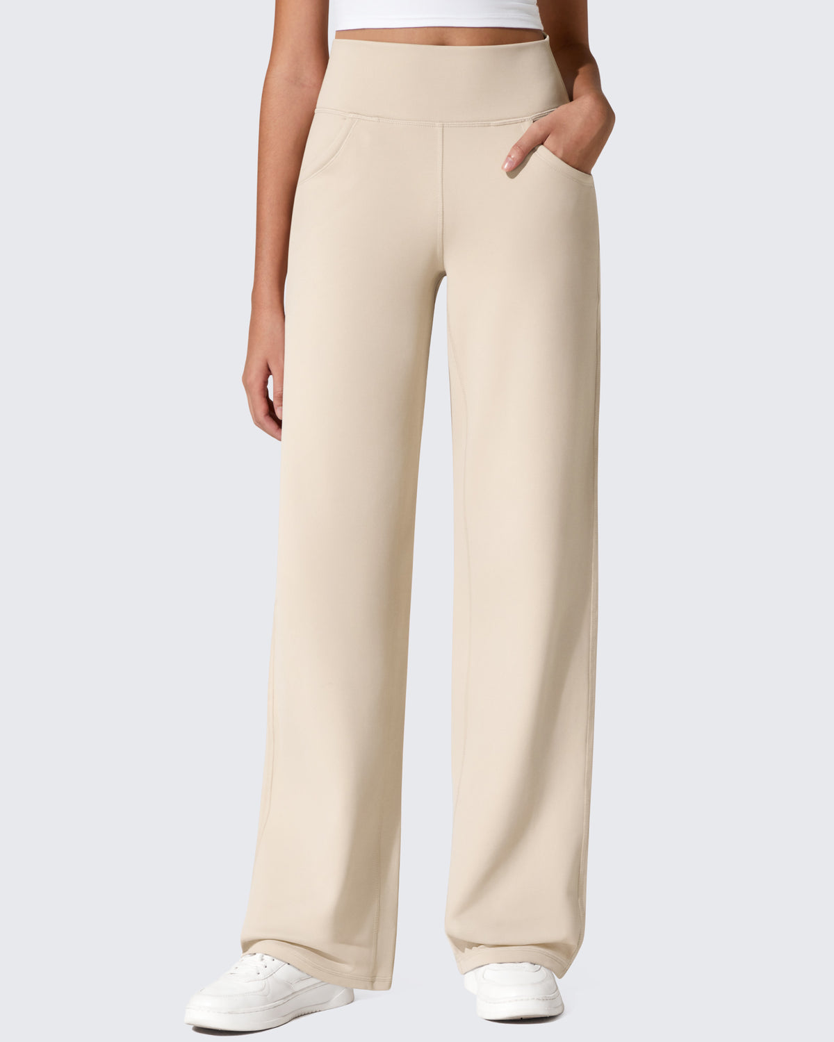 G4Free Activewear - EverGoing Fleece Lined High-Waist Wide Leg Thermal Trousers -GF24J230AA-S-GF24J231AA-S-GF24J232AA-S-GF24J230AB-M-GF24J231AB-M