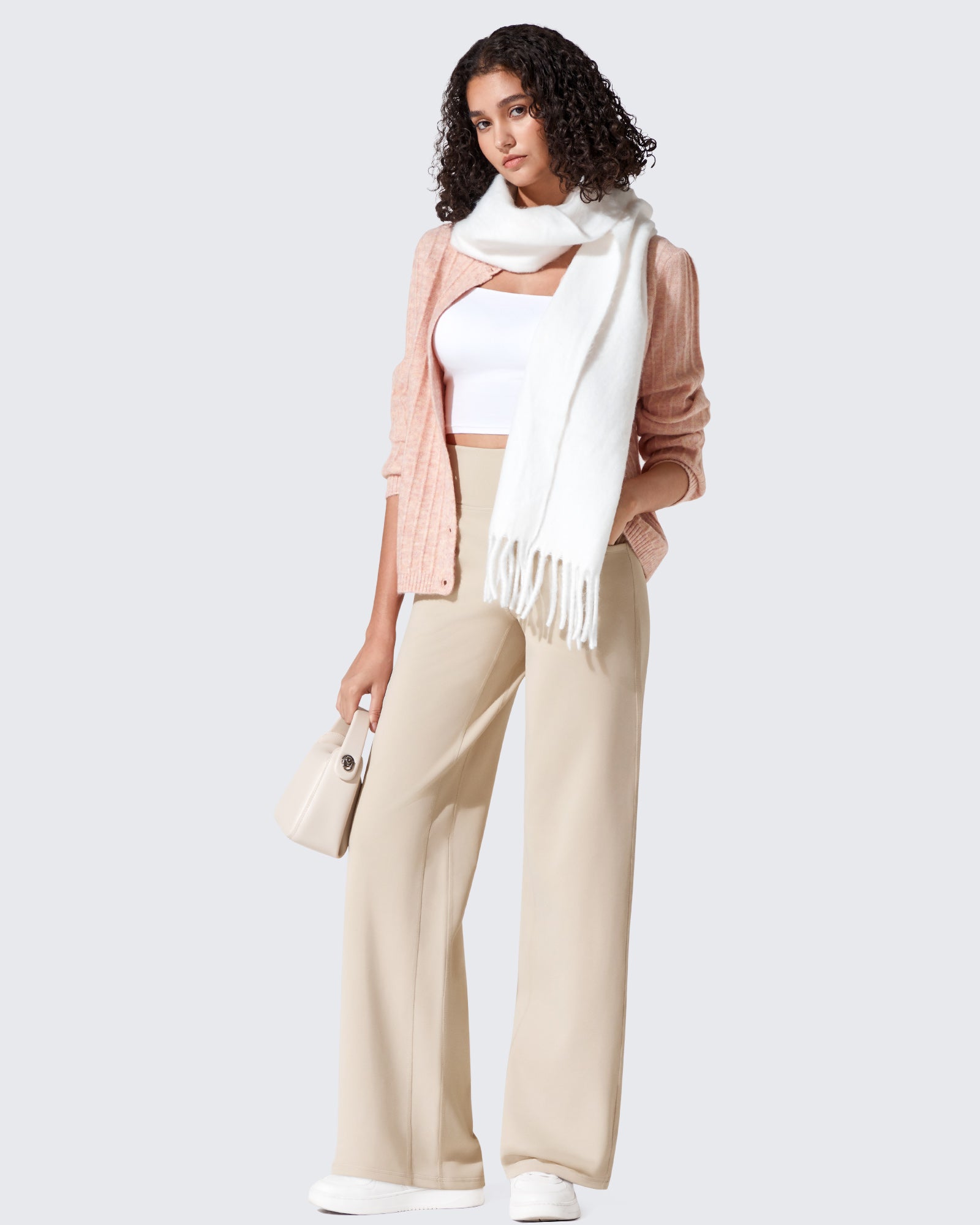 G4Free Activewear - EverGoing Fleece Lined High-Waist Wide Leg Thermal Trousers -GF24J230AA-S-GF24J231AA-S-GF24J232AA-S-GF24J230AB-M-GF24J231AB-M