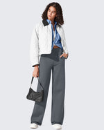 G4Free Activewear - EverGoing Fleece Lined High-Waist Wide Leg Thermal Trousers -GF24J230AA-S-GF24J231AA-S-GF24J232AA-S-GF24J230AB-M-GF24J231AB-M