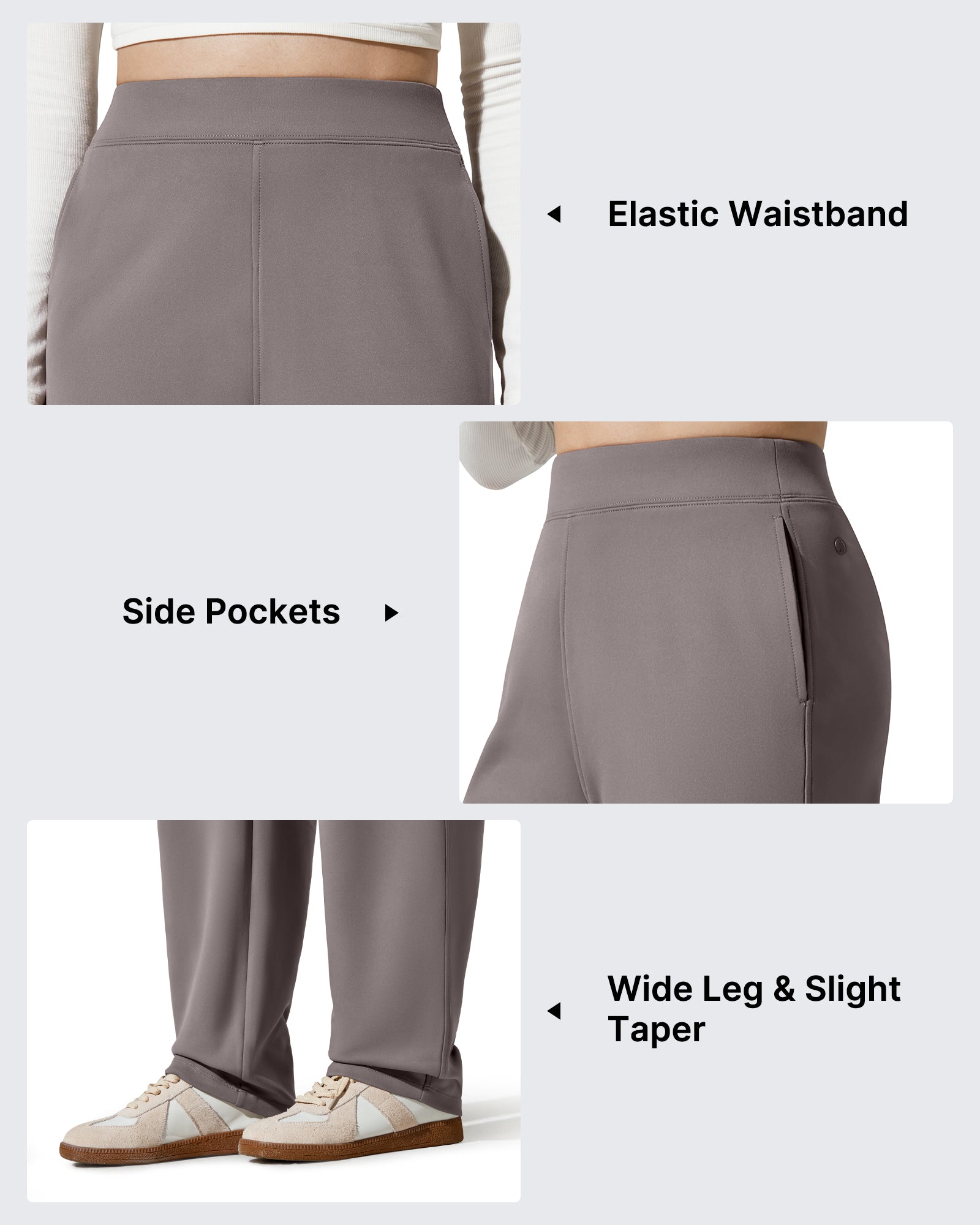 G4Free Activewear - EverGoing Fleece Lined Loose Warm Narrow Legs Pants -GF25J684AF-XS-GF25J685AF-XS-GF25J686AF-XS-GF25J684AA-S-GF25J685AA-S