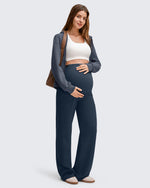 G4Free Activewear - EverGoing Fleece Lined Maternity Wide Leg Pants -GF25JY599AF-XS-GF25JY600AF-XS-GF25JY601AF-XS-GF25JY599AA-S-GF25JY600AA-S