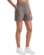 G4Free Activewear - EverGoing High-Waist Burmuda Athletic Shorts 5'' -GF25E342AF-XS-GF25E342AA-S-GF25E342AB-M-GF25E342AC-L-GF25E342AD-XL