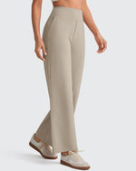 G4Free Activewear - EverGoing High Waist Stretch Dressy Cropped Pants 25.5'' -GF25J463BF-XS-GF25J463BA-S-GF25J463BB-M-GF25J463BC-L-GF25J463BD-XL