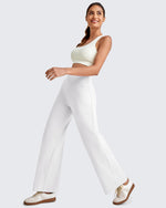 G4Free Activewear - EverGoing High Waist Stretch Dressy Cropped Pants 25.5'' -GF25J463DF-XS-GF25J463DA-S-GF25J463DB-M-GF25J463DC-L-GF25J463DD-XL