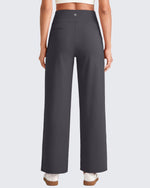 G4Free Activewear - EverGoing High Waist Stretch Dressy Cropped Pants 25.5'' -GF25J463DF-XS-GF25J463DA-S-GF25J463DB-M-GF25J463DC-L-GF25J463DD-XL