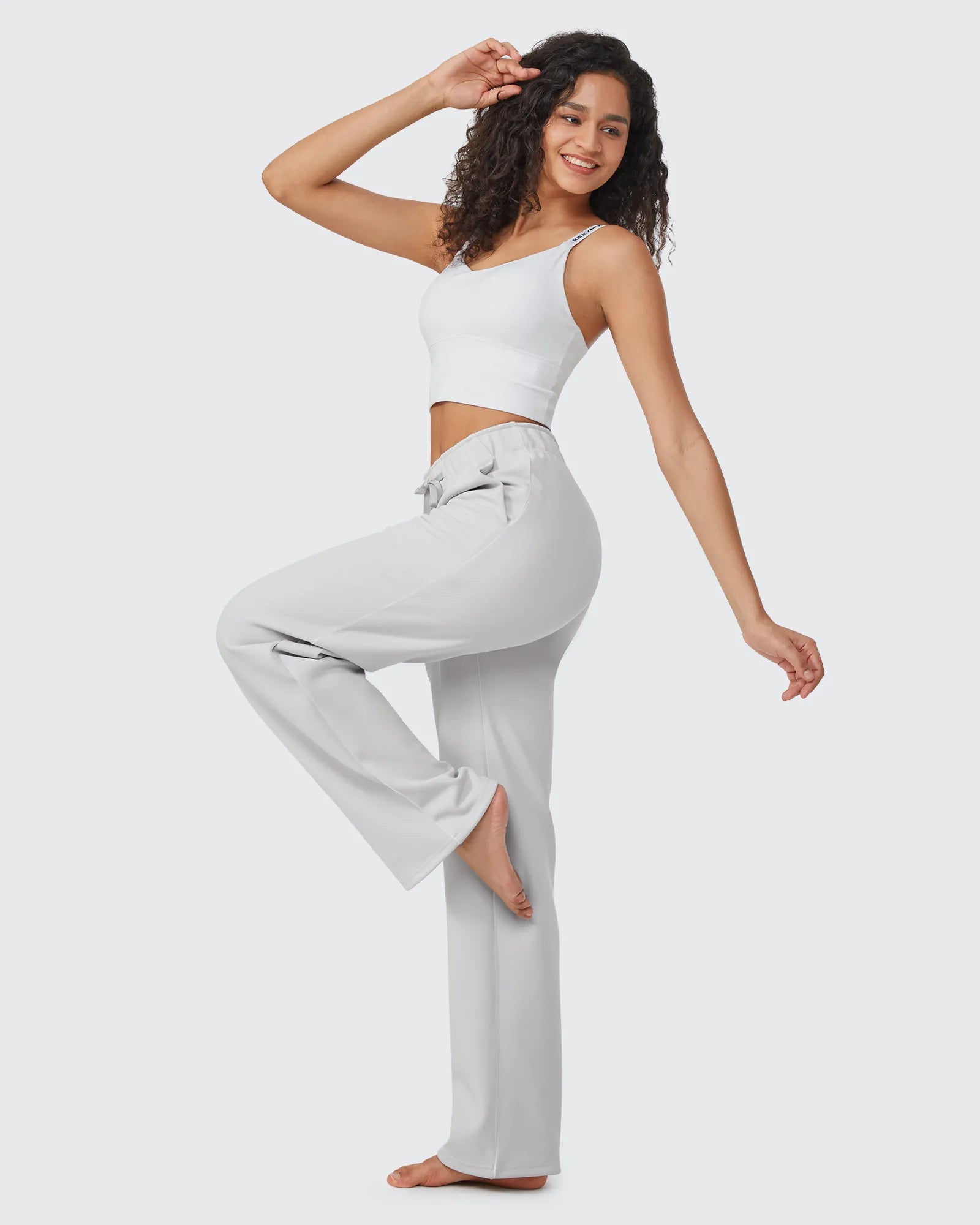 G4Free Activewear - EverGoing Loose Fleece Lined Drawstring Casual Pants -GF23J163CA-S-GF23J164CA-S-GF23J165CA-S-GF23J163CB-M-GF23J164CB-M