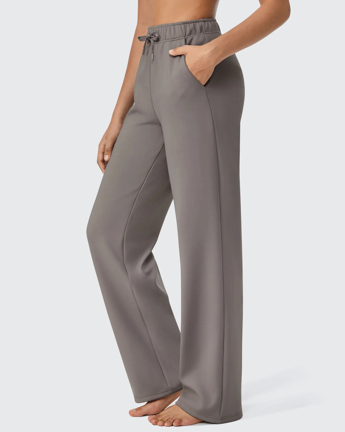 G4Free Activewear - EverGoing Loose Fleece Lined Drawstring Casual Pants -GF23J163CA-S-GF23J164CA-S-GF23J165CA-S-GF23J163CB-M-GF23J164CB-M