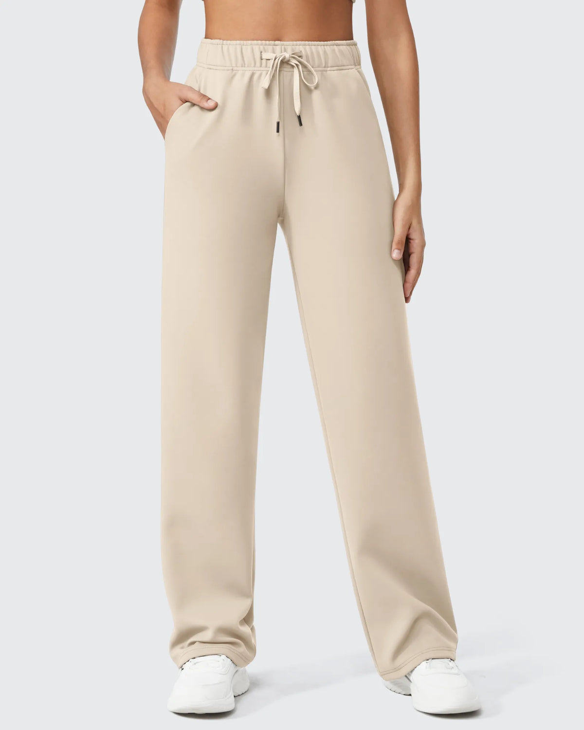 G4Free Activewear - EverGoing Loose Fleece Lined Drawstring Casual Pants -GF23J163CA-S-GF23J164CA-S-GF23J165CA-S-GF23J163CB-M-GF23J164CB-M