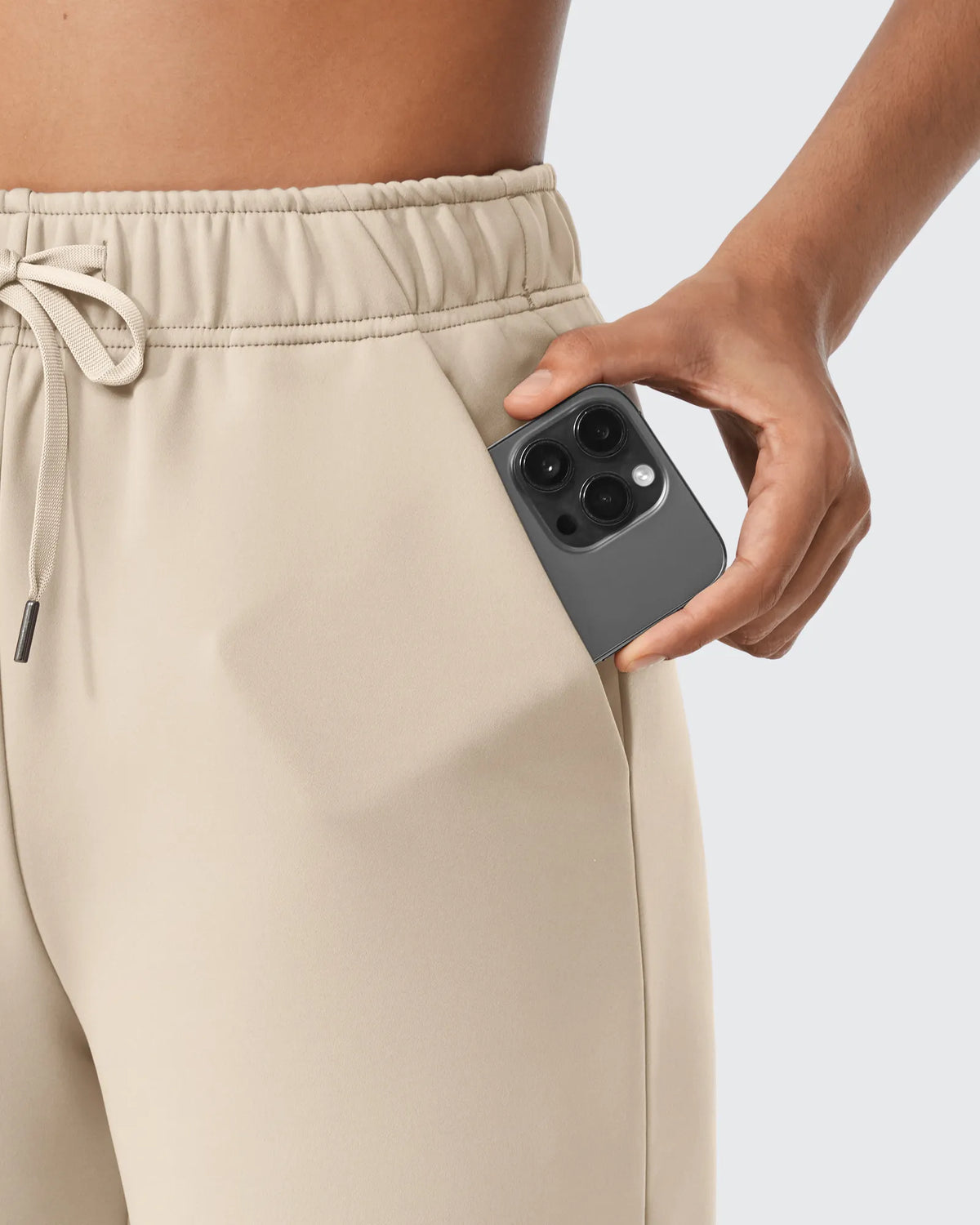 G4Free Activewear - EverGoing Loose Fleece Lined Drawstring Casual Pants -GF23J163CA-S-GF23J164CA-S-GF23J165CA-S-GF23J163CB-M-GF23J164CB-M