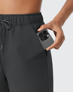 G4Free Activewear - EverGoing Loose Fleece Lined Drawstring Casual Pants -GF23J163CA-S-GF23J164CA-S-GF23J165CA-S-GF23J163CB-M-GF23J164CB-M