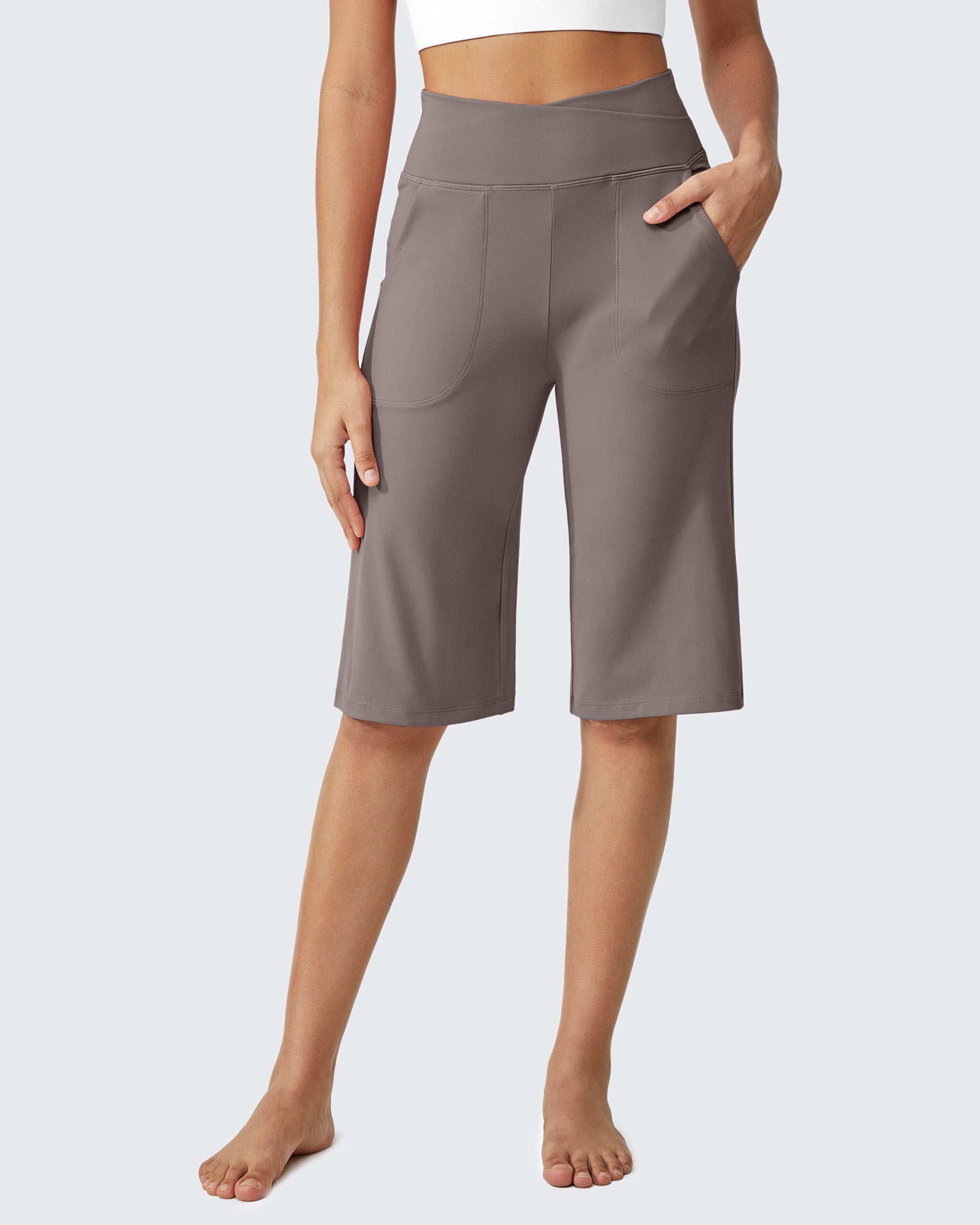 G4Free Activewear - EverGoing Loose High-Waist Casual Cropped Yoga Pants 14 -GF24J195AF-XS-GF24J195AA-S-GF24J195AB-M-GF24J195AC-L-GF24J195AD-XL