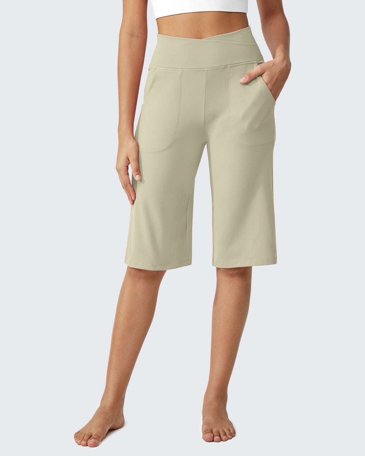 G4Free Activewear - EverGoing Loose High-Waist Casual Cropped Yoga Pants 14 -GF24J195AF-XS-GF24J195AA-S-GF24J195AB-M-GF24J195AC-L-GF24J195AD-XL