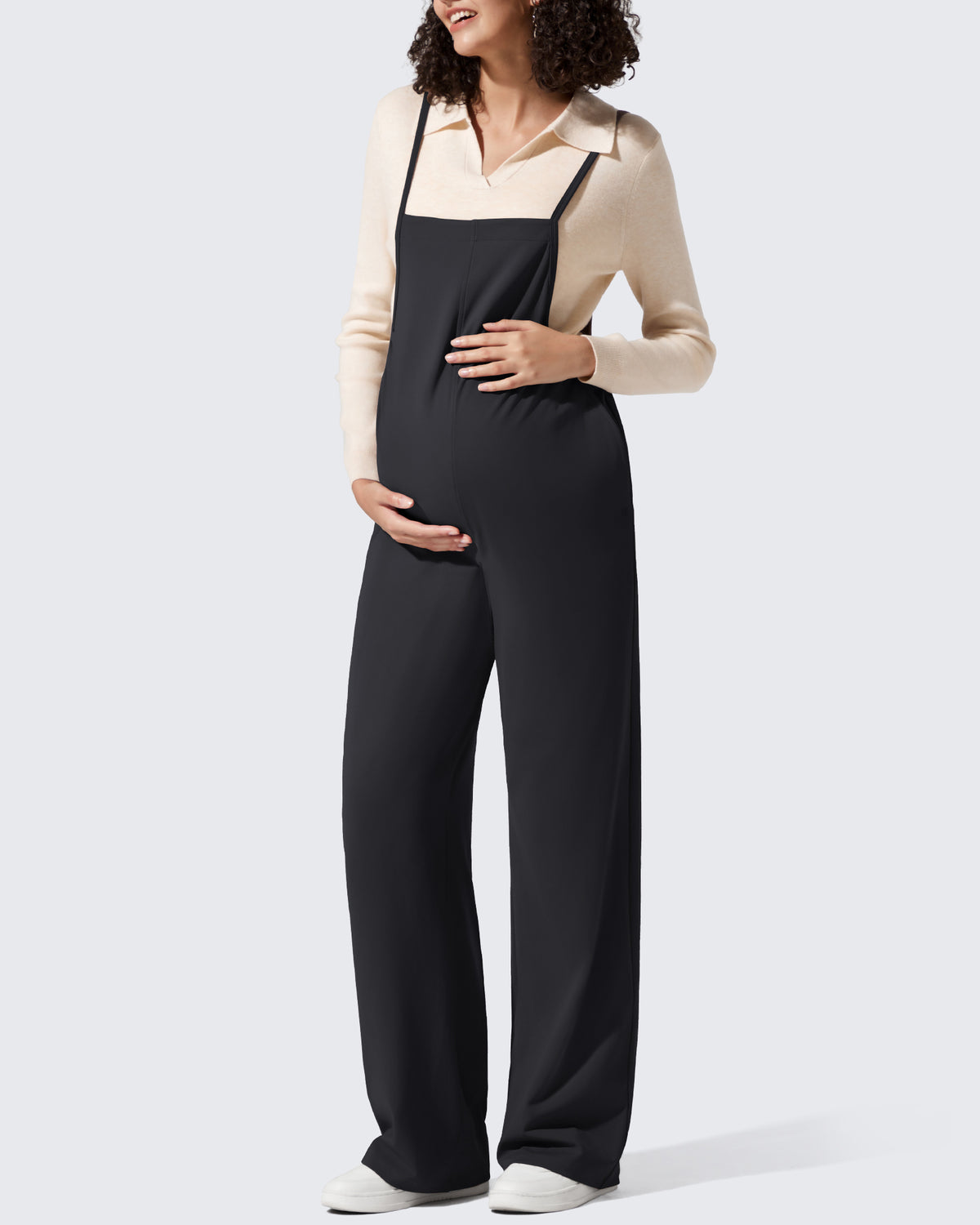 G4Free Activewear - EverGoing Maternity Adjustable Strap Wide Leg Rompers -GF25PY674AF-XS-GF25PY675AF-XS-GF25PY676AF-XS-GF25PY674AA-S-GF25PY675AA-S
