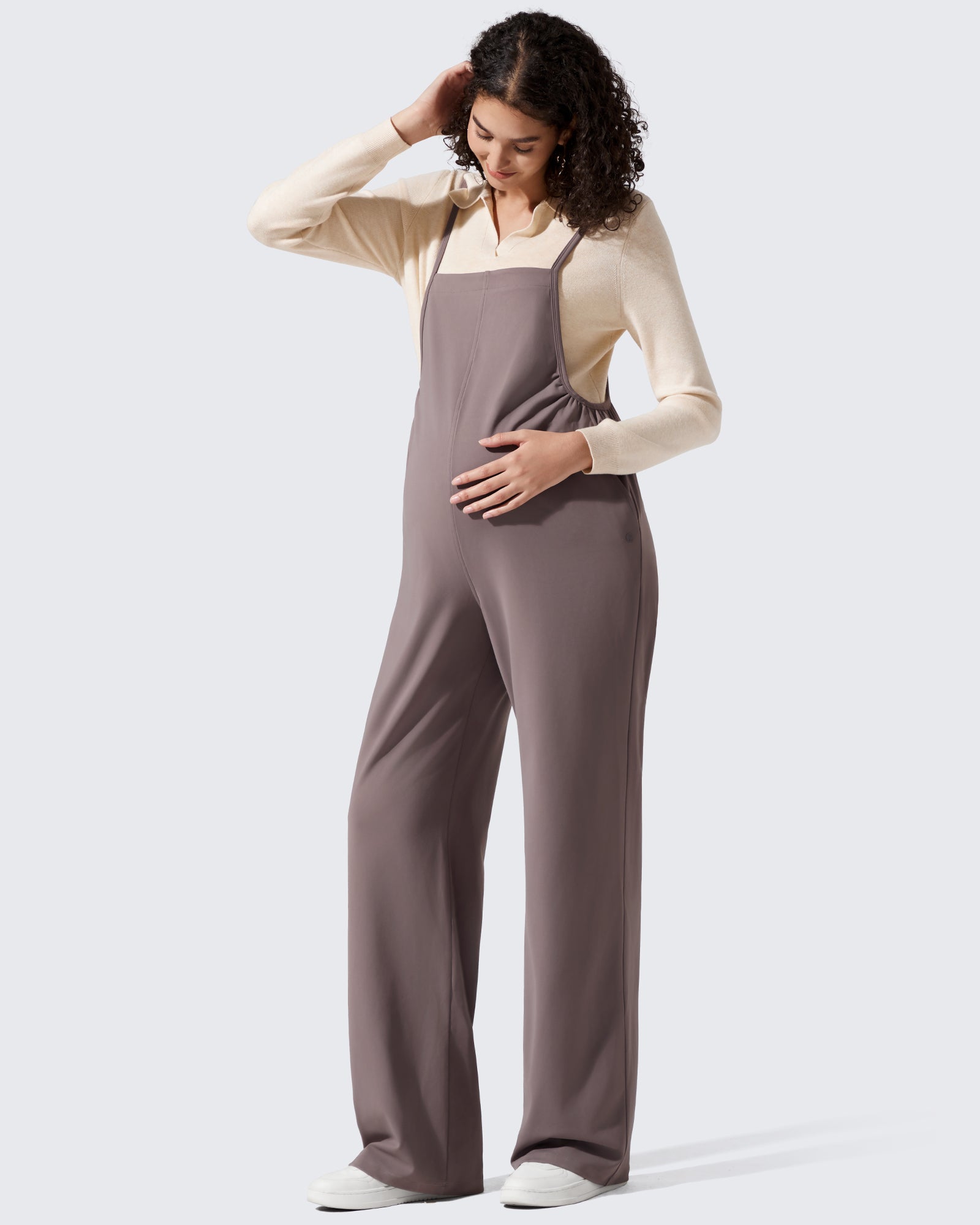 G4Free Activewear - EverGoing Maternity Adjustable Strap Wide Leg Rompers -GF25PY674AF-XS-GF25PY675AF-XS-GF25PY676AF-XS-GF25PY674AA-S-GF25PY675AA-S