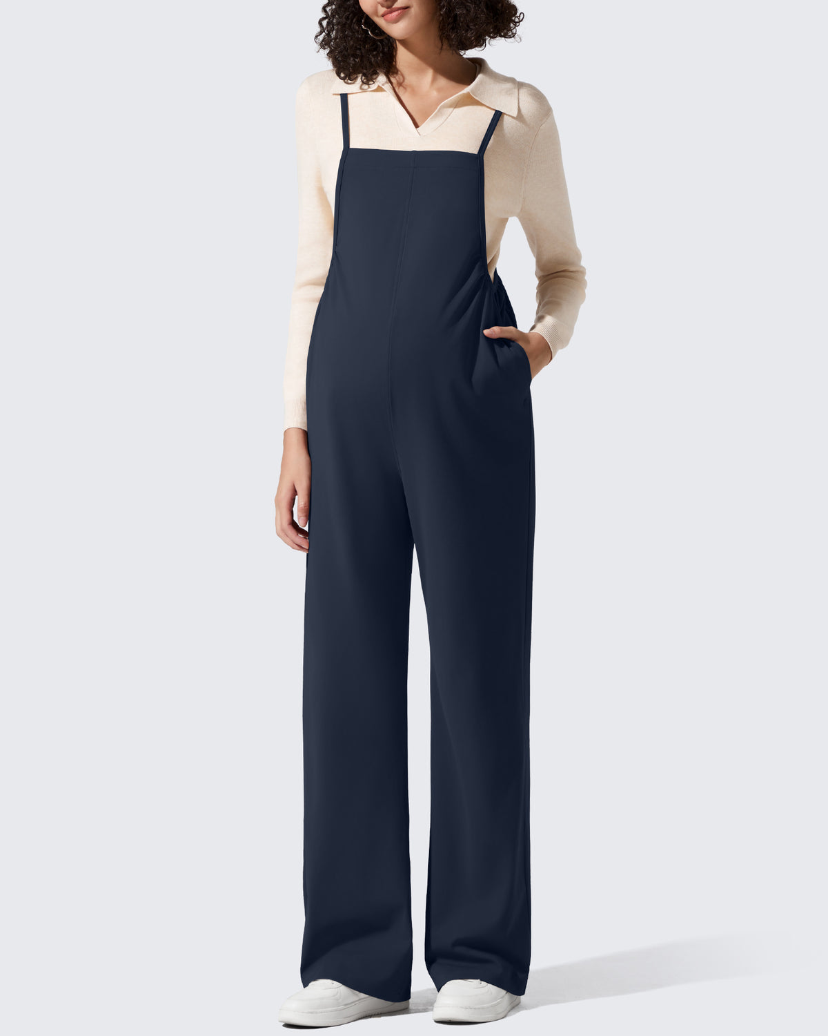 G4Free Activewear - EverGoing Maternity Adjustable Strap Wide Leg Rompers -GF25PY674AF-XS-GF25PY675AF-XS-GF25PY676AF-XS-GF25PY674AA-S-GF25PY675AA-S